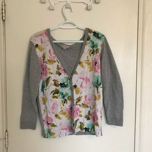 Merona floral cardigan